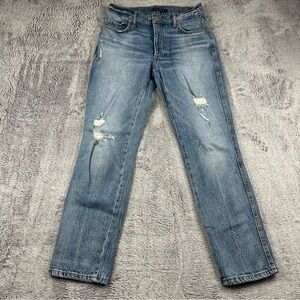 Lucky brand jeans high rise mom Jean Drew size 25